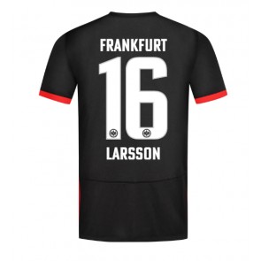 Eintracht Frankfurt Hugo Larsson #16 Venkovní Dres 2024-25 Krátký Rukáv